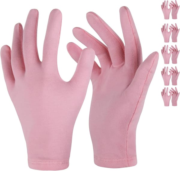 Donfri Baumwollhandschuhe, 5 Paar